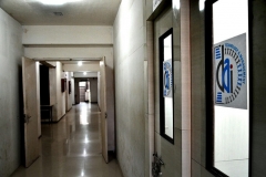 College Entrance and Corridor
